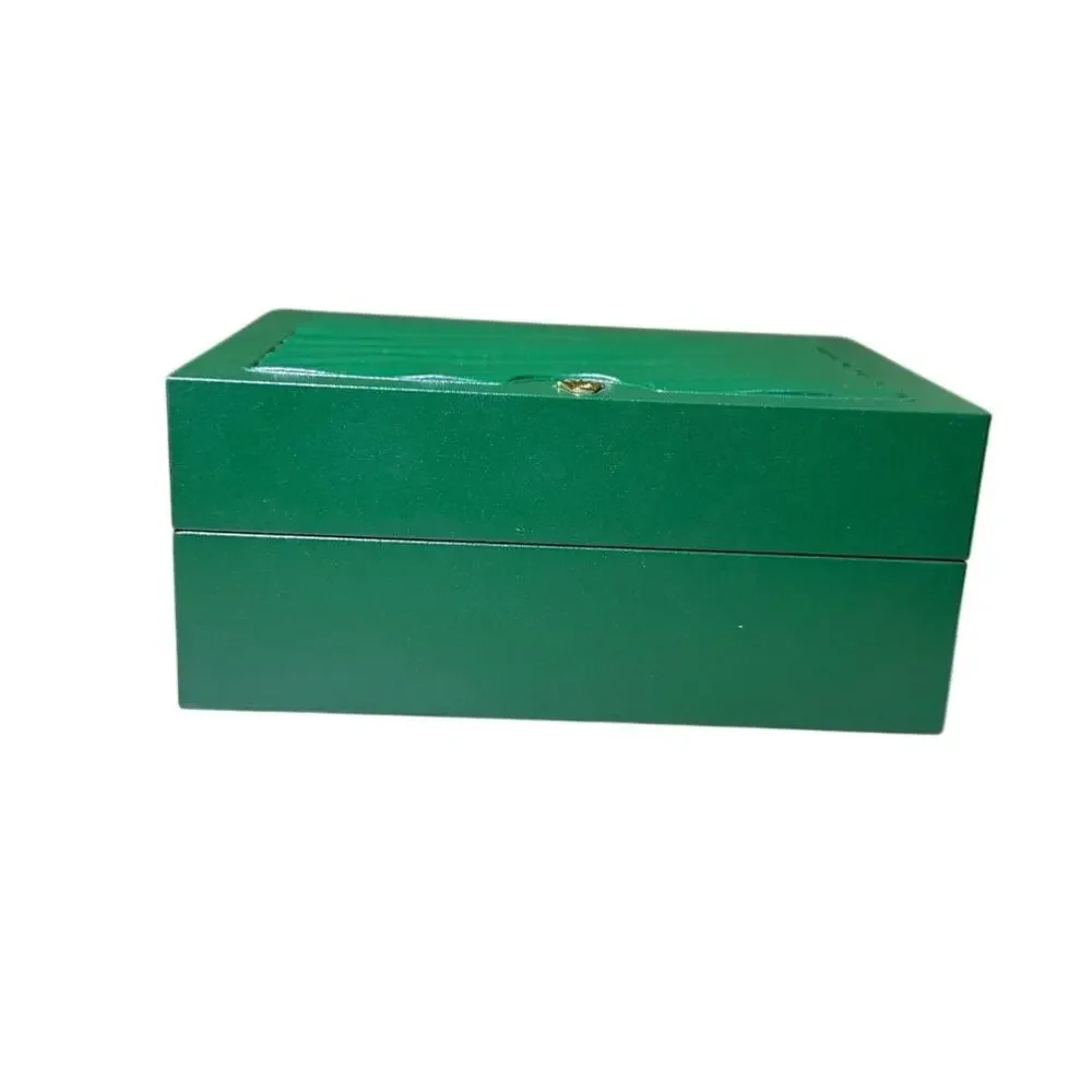Rolex Green Wave Presentation Watch Box Storage Case